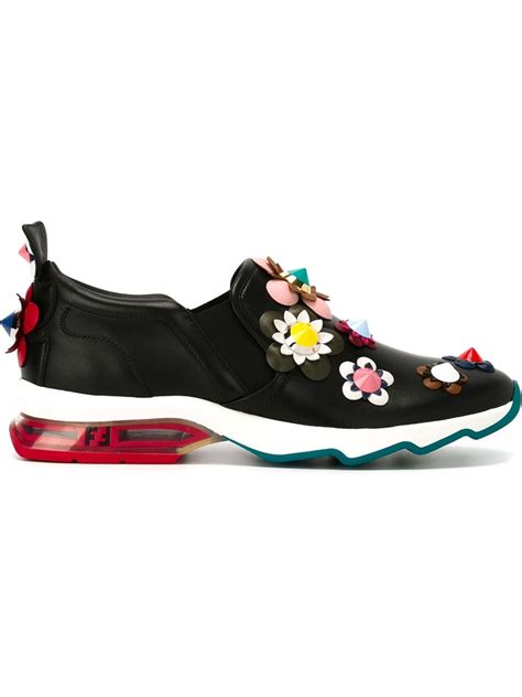 fendi vintage flower shoes|fendi shoes men sale.